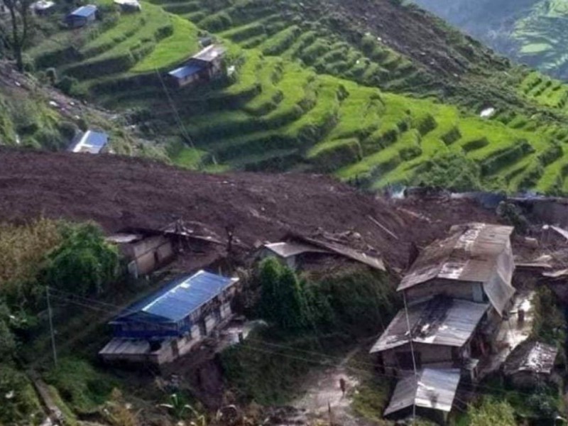 बेनीको क्याम्पसचोक पहिराको उच्च जोखिममा